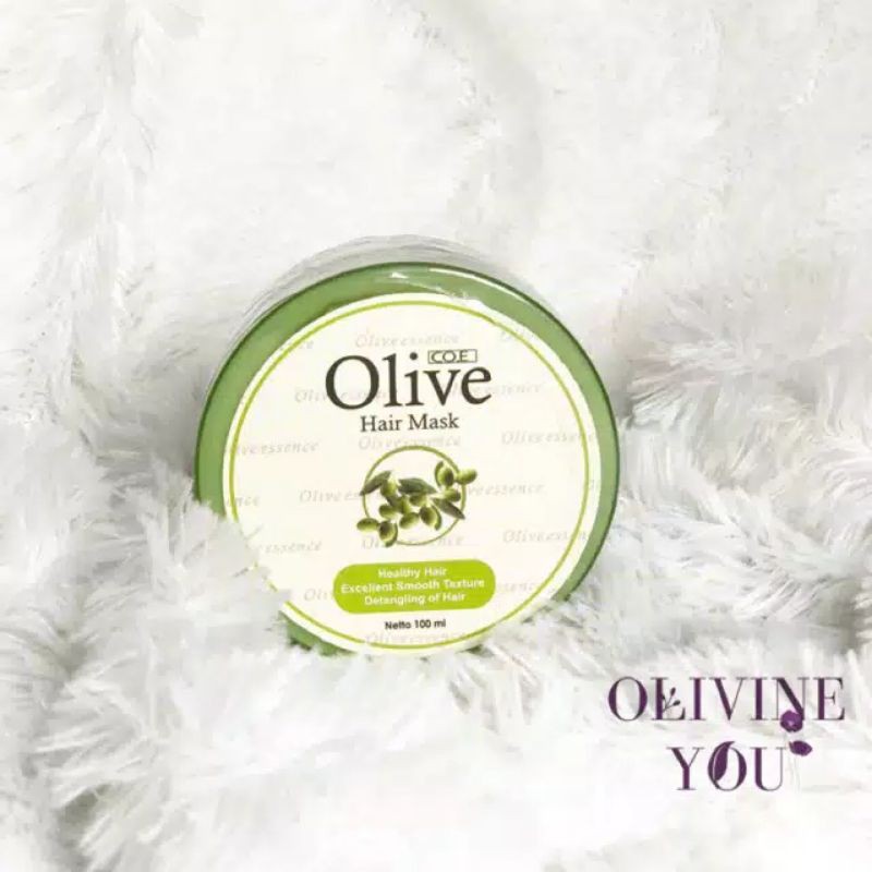 OLIVE HAIR MASK ORIGINAL BPOM 100ML - MASKER RAMBUT OLIVE