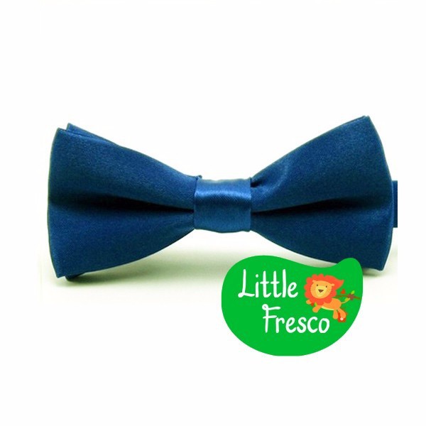 LittleFresco - Dasi Kupu Anak Biru Laut Kids Bow Tie Navy Blue
