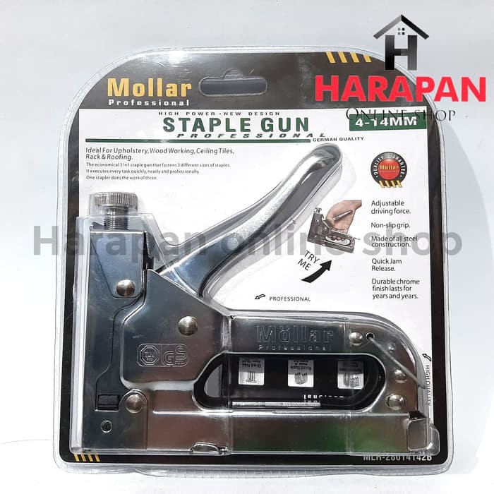 

Promo STAPLE GUN / STAPLE TEMBAK / STAPLES JOK / HEKTER MOLLAR 3 IN 1 Keren