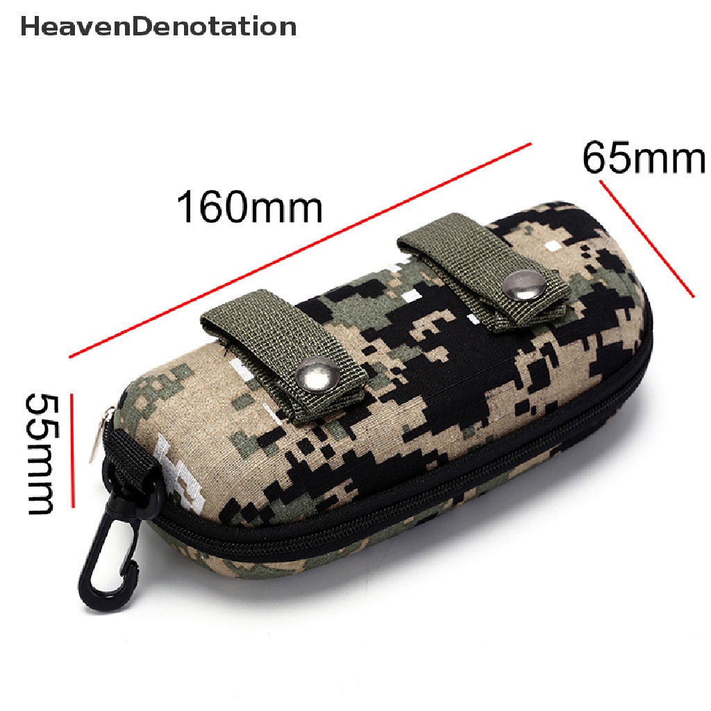 [HeavenDenotation] tactical zipper sunglasses box case shell hard eye glasses protective pouch