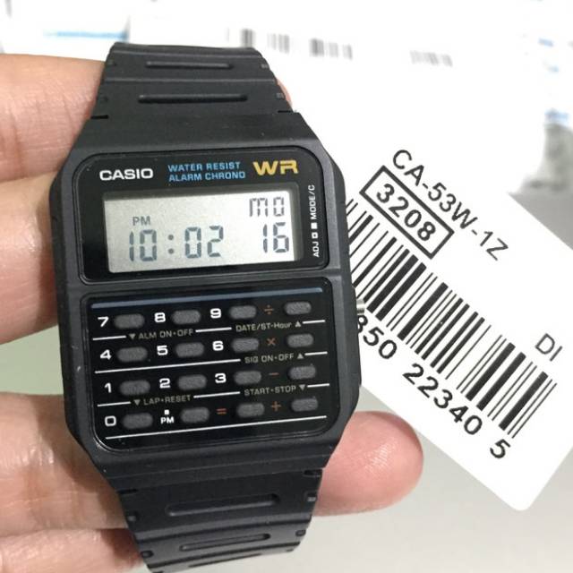 Jam tangan casio data bank calculator