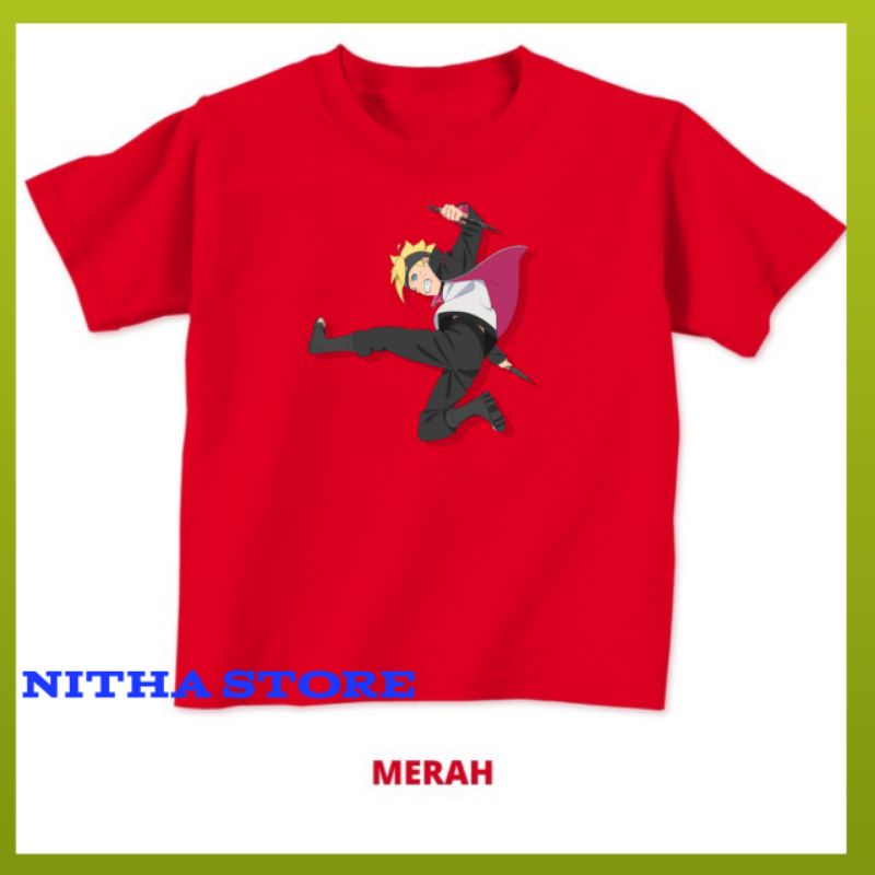 Baju anak lucu, baju anak anime, baju anak naruto boruto