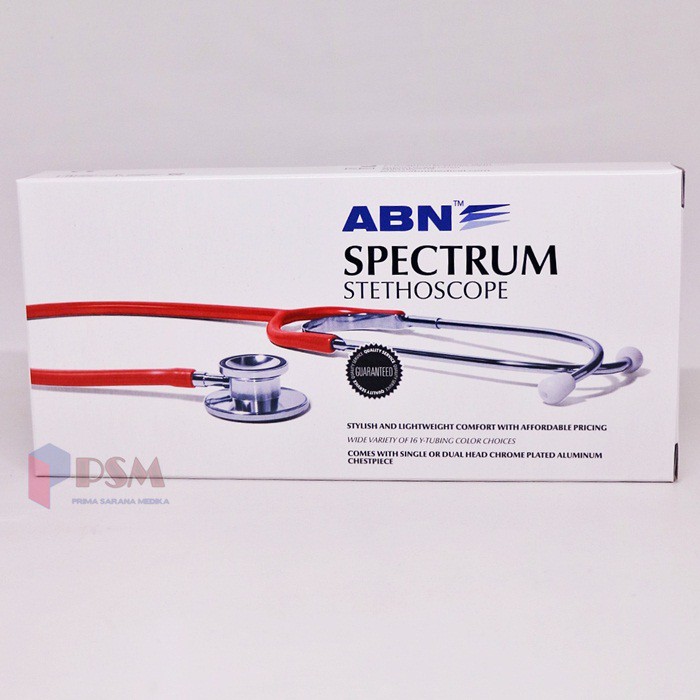 Stethoscope Spectrum Dual Head Adult ABN / Stetoskop Standart Dewasa