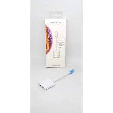 JH-026L Ori Lighting Adapter Charging Audio 3.5MM SUPPORT Mic &amp; telpon