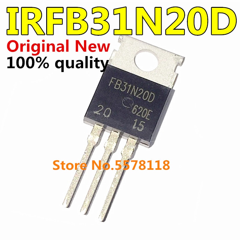 10pcs Ic Fb31N20D Irfb31N20D 31n20 To-220 31a 200v