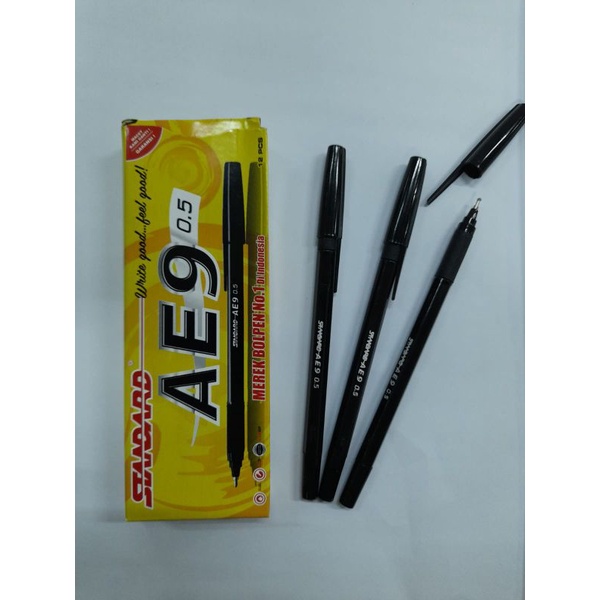 

pulpen standard AE9 hitam MURAH