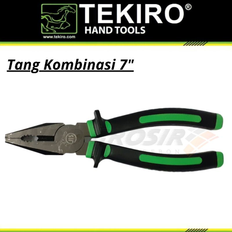 Tekiro Tang Kombinasi 7 Inch Tang Combinasi 7&quot; Linesman Pliers Penjepit Kawat Kabel