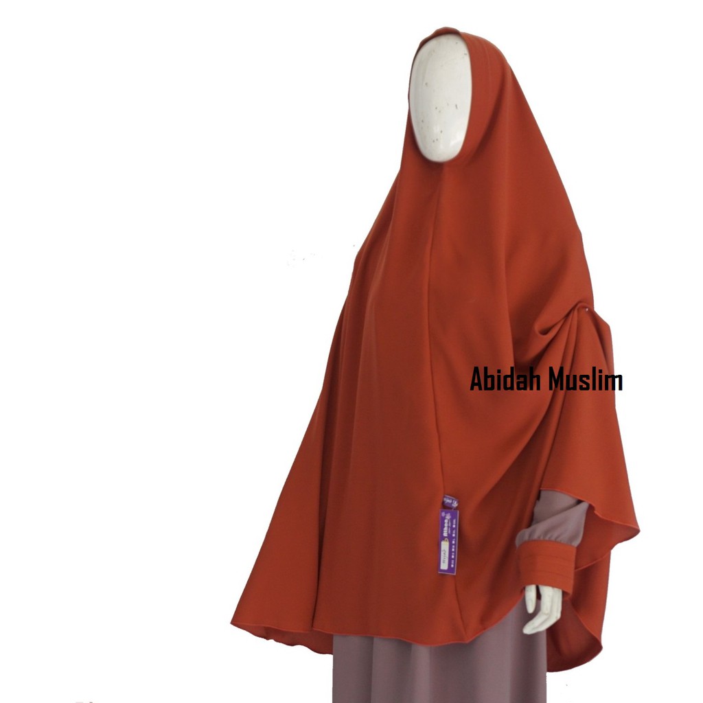 Jilbab Instan / Khimar Jumbo Non Pet Sepaha Cadar Tali