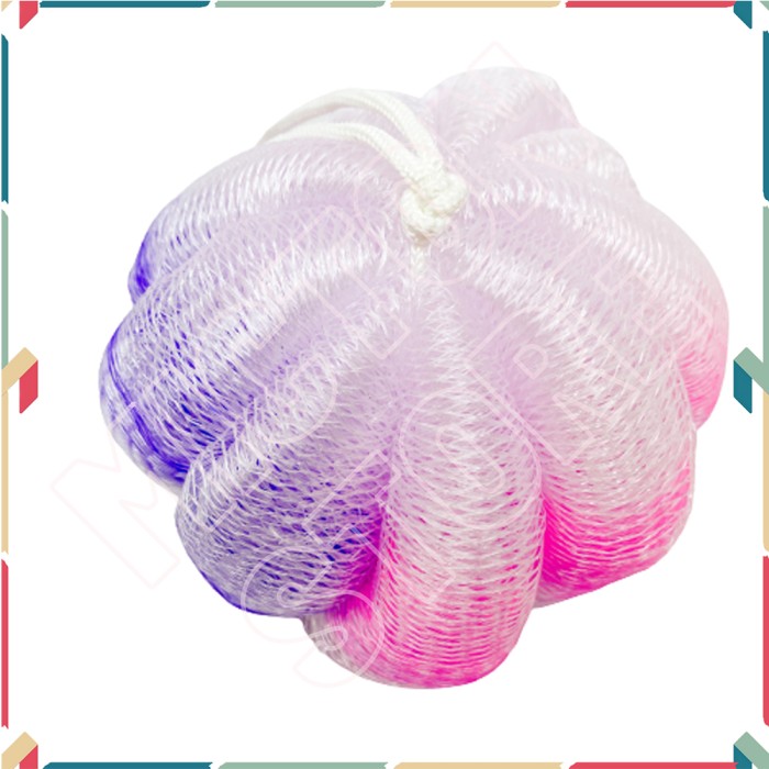 MICTON Sponge Mandi Bulat Bawang Rainbow Spon Murah Banget Original PX