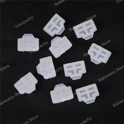 Dust Cover LAN RJ45 plug penutup anti debu Socket transparan router