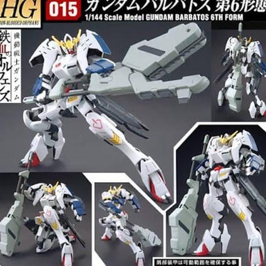 (:(:(:(] Bandai HG 1/144 Gundam Barbatos 6th form bisa jd 1st,4th,5th juga