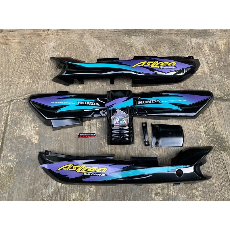 cover body astrea grand tahun 94 95 body astrea grand sabit  94 mirip original list biru sabit