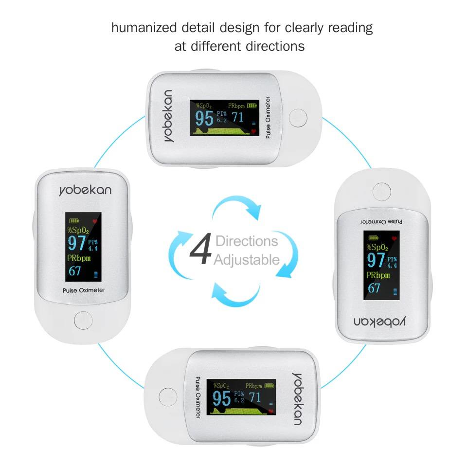 Pulse Oximeter Fingertip Pengukur Kadar Oksigen Detak Jantung Oximeter - A2 L87/A2 L88