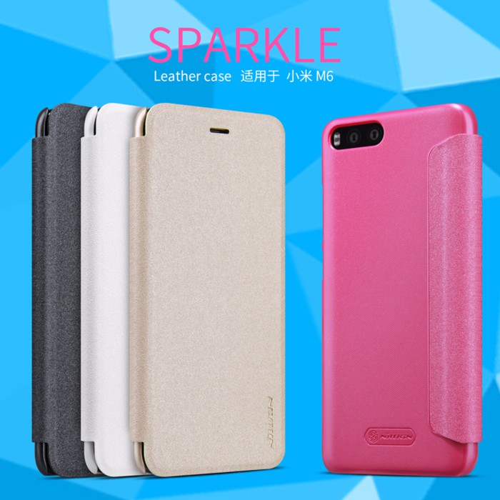 Xiaomi Mi6 Flip Cover NILLKIN Sparkle Hard Case