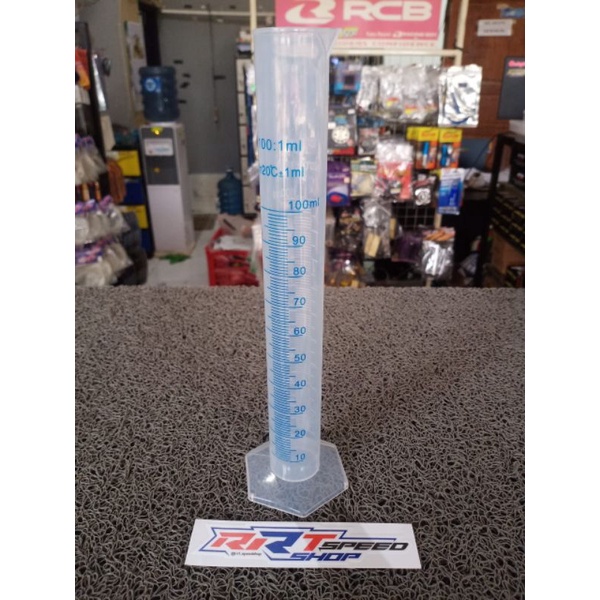 GELAS UKUR / TAKARAN OLI SAMPING 100ml SPR RACING