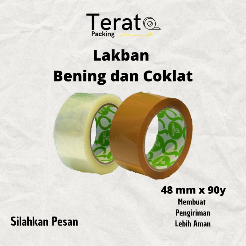 

Lakban Opp Tape / Selotip / Isolasi 48 mm x 90 yard