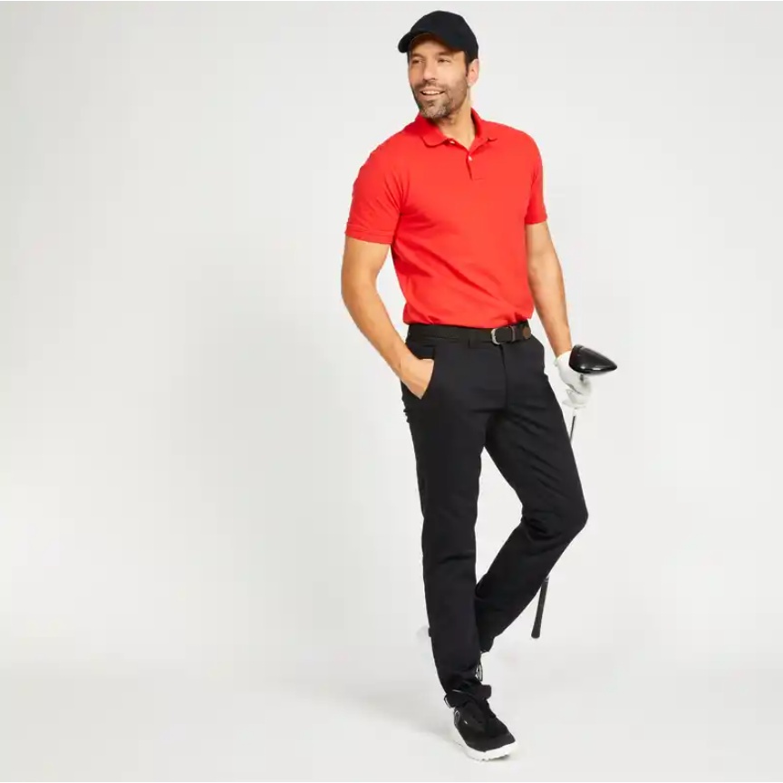 INESIS Baju Kaos Polo Golf Pria Lengan Pendek Quick Dry