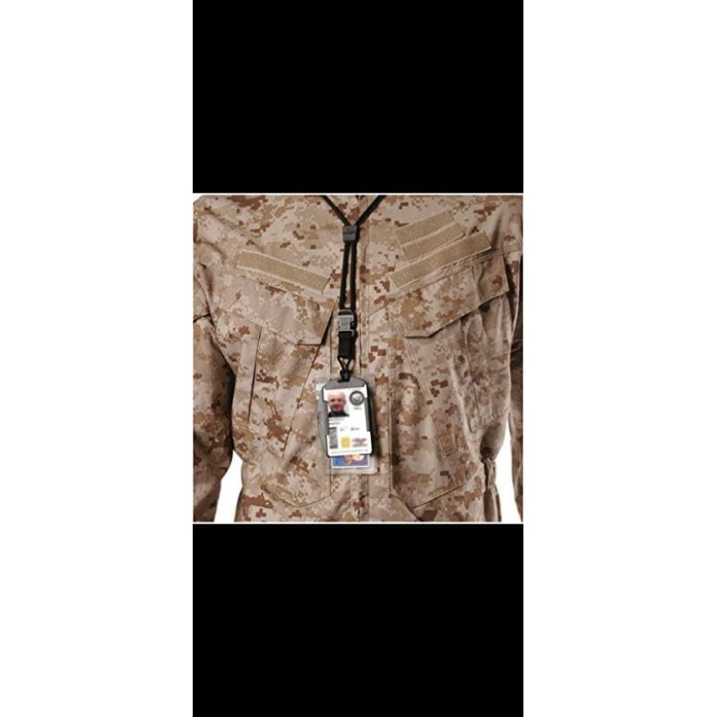 LANYARD CIA BLACKHAWK /ID CARD HOLDER