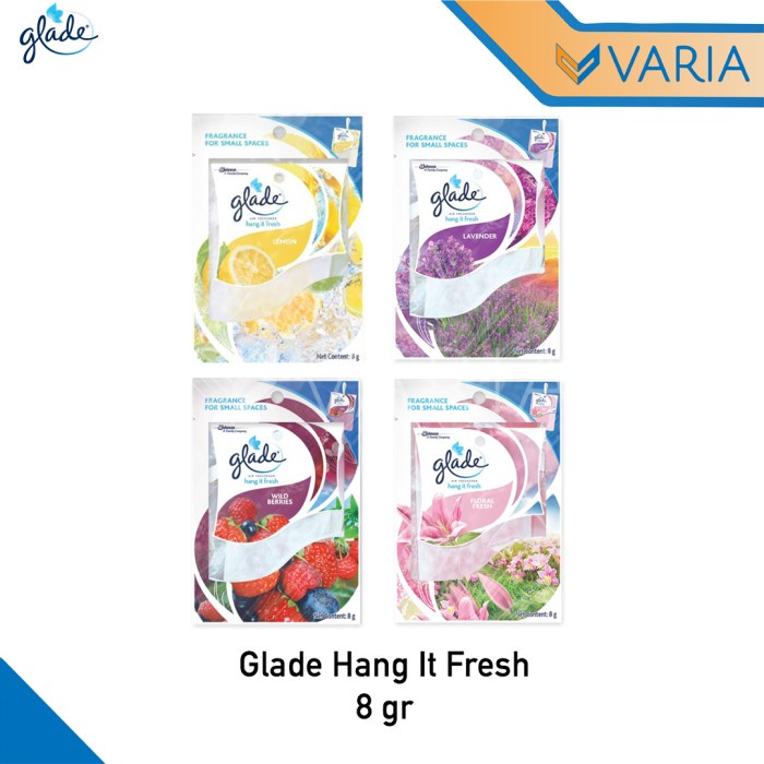 Glade Hang It Fresh 8 gr Pewangi Pengharum Ruangan Mobil Lemari Laci