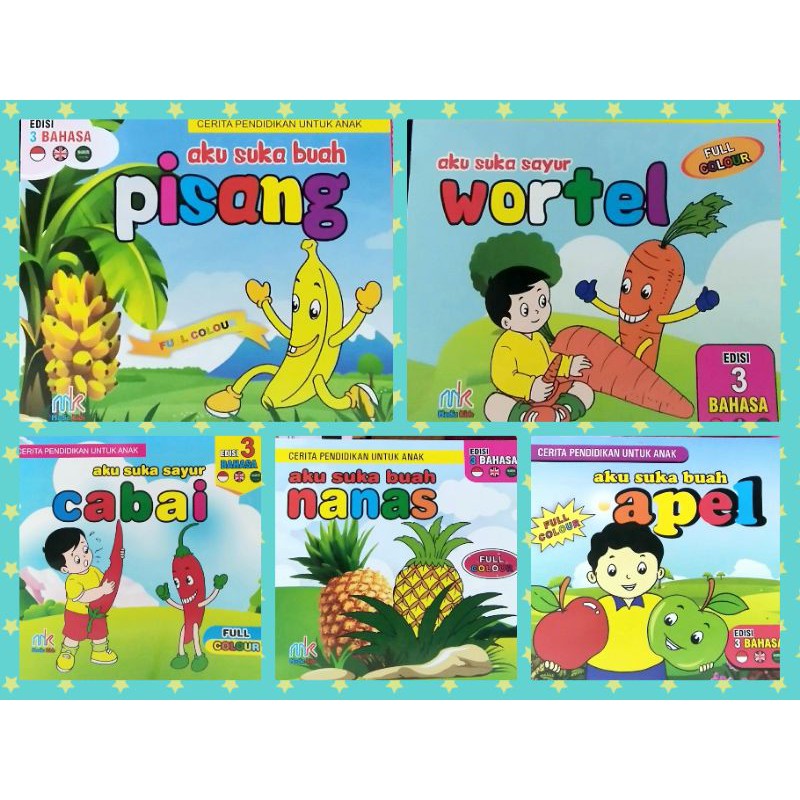 Jual BUKU CERITA PENDIDIKAN UNTUK ANAK BERGAMBAR Indonesia|Shopee Indonesia
