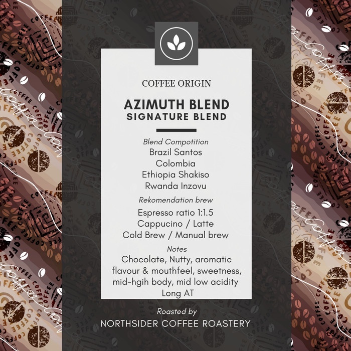 

vd201r Biji Kopi Arabika Azimuth Blend - 1Kg Northsider Espresso Blend - Biji Kopi Ds20X11