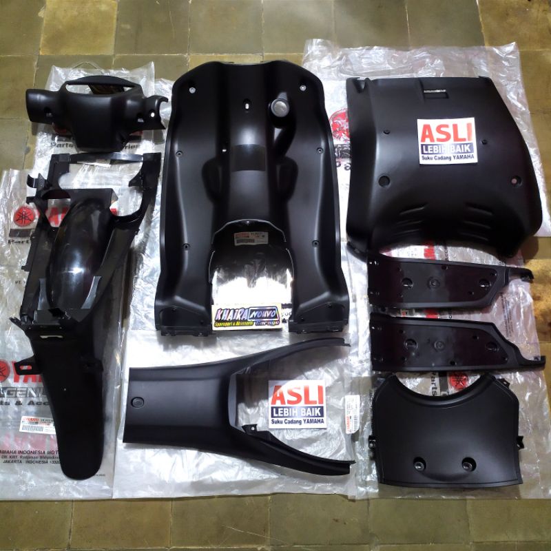 Body kasar nouvo lele hitam original dek kasar nouvo lele hitam fullset original yamaha
