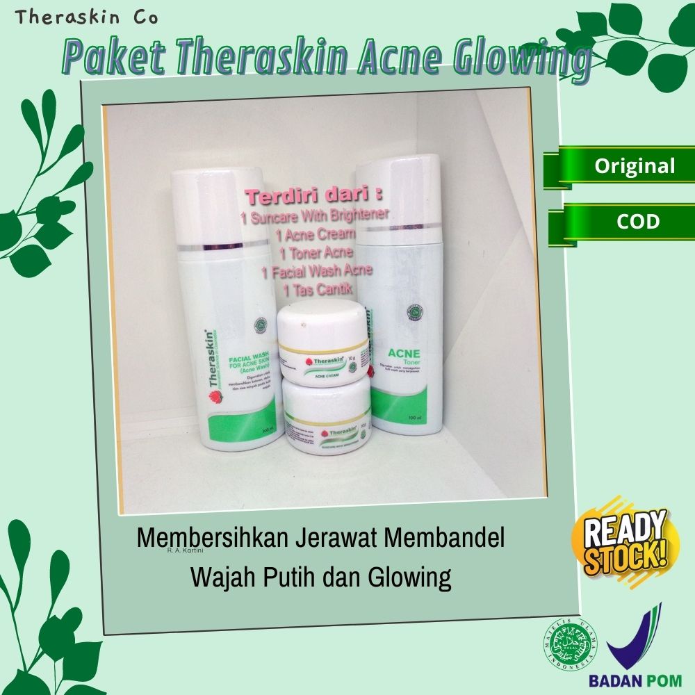 Theraskin Acne / Theraskin Acne Glow / Theraskin Acne Glowing / Paket Theraskin Acne / Paket Teraski