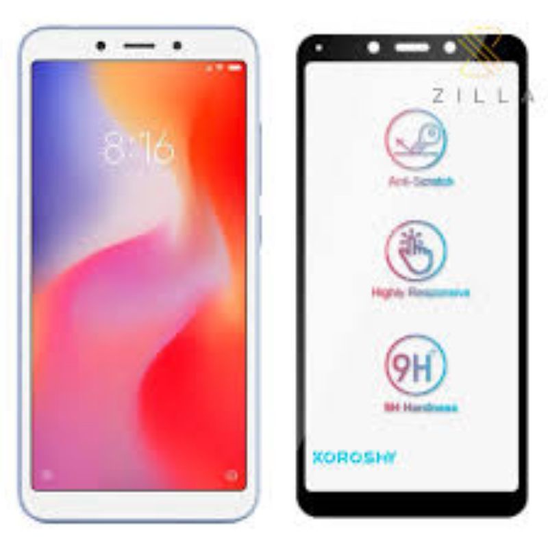 tempered glass kaca ful layar 10D HP Xiaomi redmi 3/3S/redmi 4X/4A/5A/5X/REDMI 6/6A/6X/6 PRO/7A/REDM