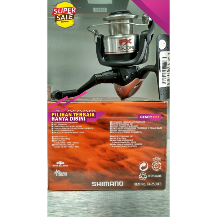 *Promo Murah* Reel SHIMANO FX 2500FB
