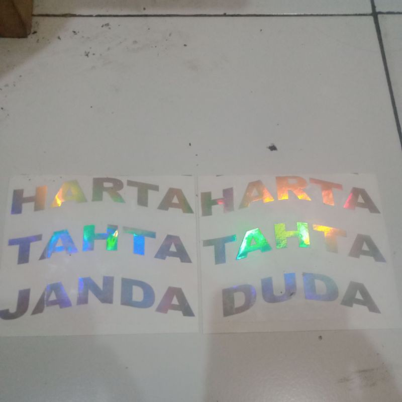

cutting sticker hologram