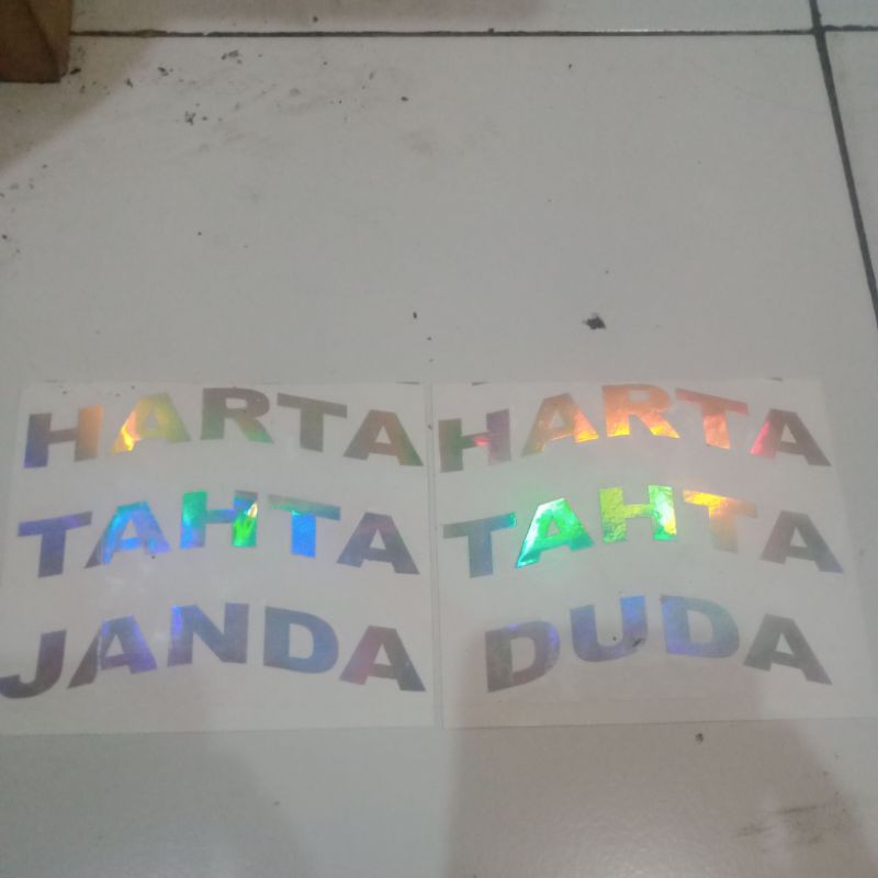 cutting sticker hologram