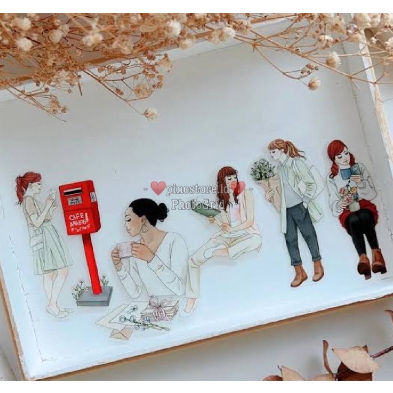 

(1 loop) Girl Sticker x Windry Ramadhina Spring Letter Sudah Cutting