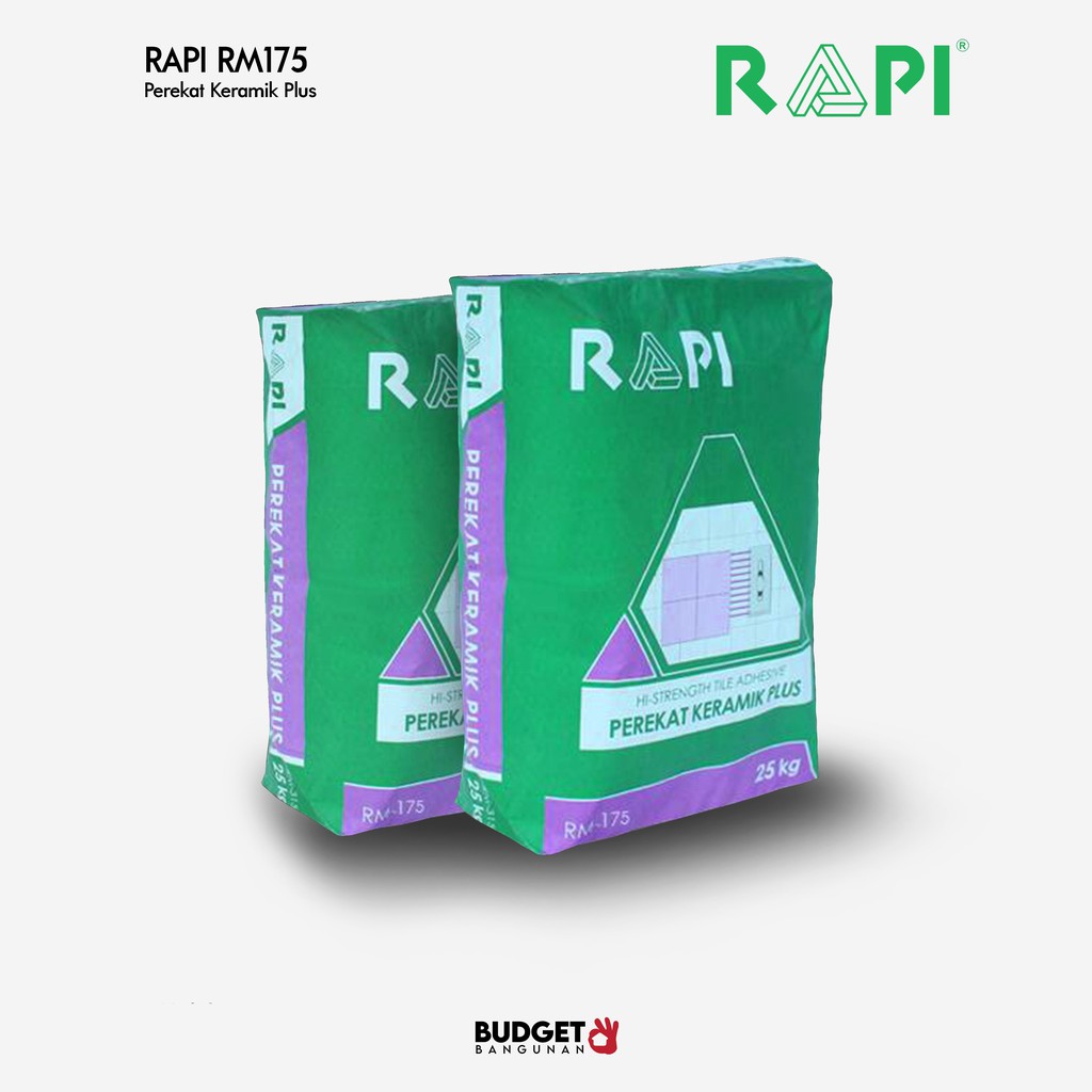 Semen Mortar Perekat Keramik Plus Rapi Mortar RM175 25 Kg