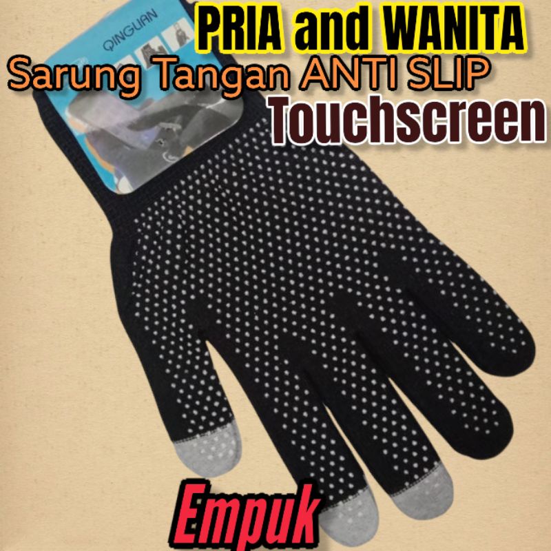 Sarung Tangan Touch Screen Import Anti Slip/Sarung Tangan Motor/Sarung Tangan HP/Sarung Tangan