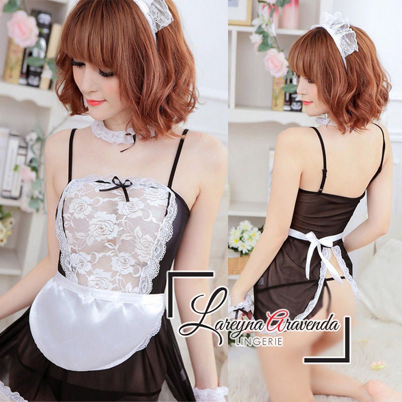 Kimono dress lingerie Longnight Baju Dinas Malam Piyama Set Cosplay Gaun Tidur Panas [ READY ] Baju 