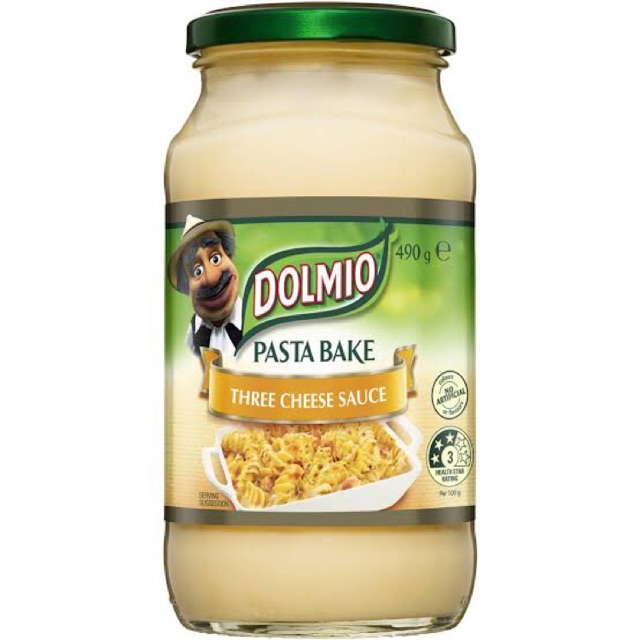 DOLMIO THREE CHEESE SAUCE  490g