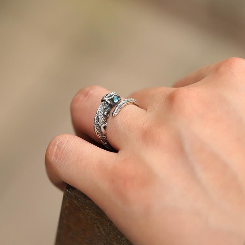 Cincin Bahan 925 silver Gaya China Untuk Pria Dan Wanita