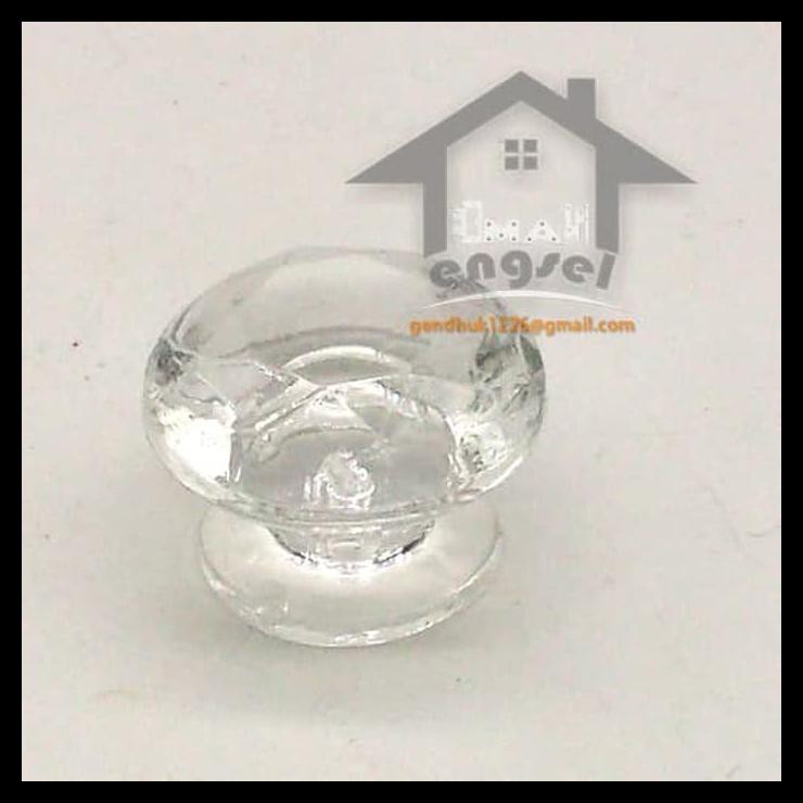 Tarikan laci akrilik 18x14 mm Tarikan kotak handle bulat Knob box M.T3