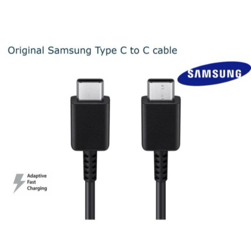 CABLE KABEL DATA FAST CHARGING TYPE C TO C ORIGINAL