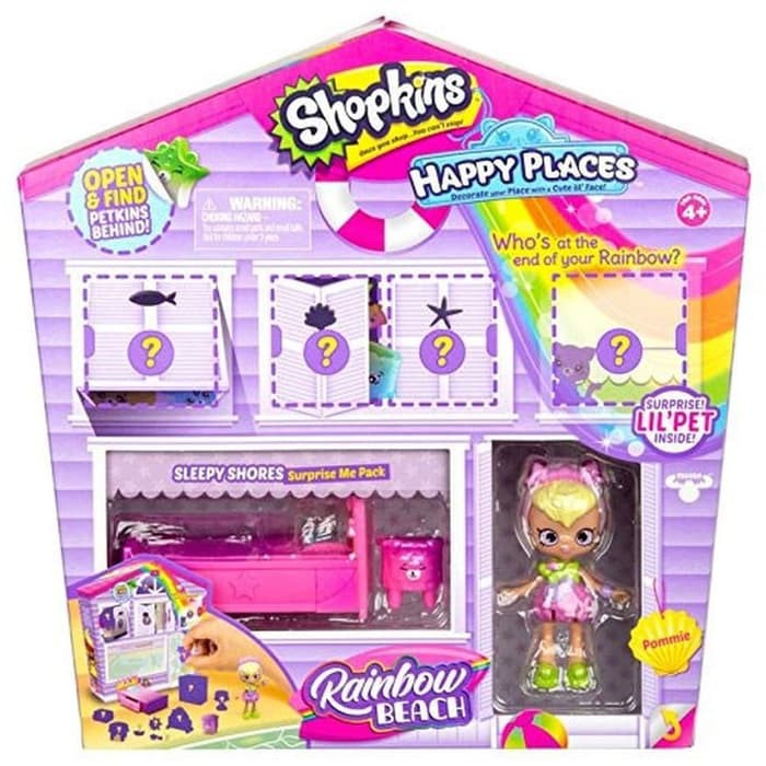 shopkins happy places rainbow beach unicorn