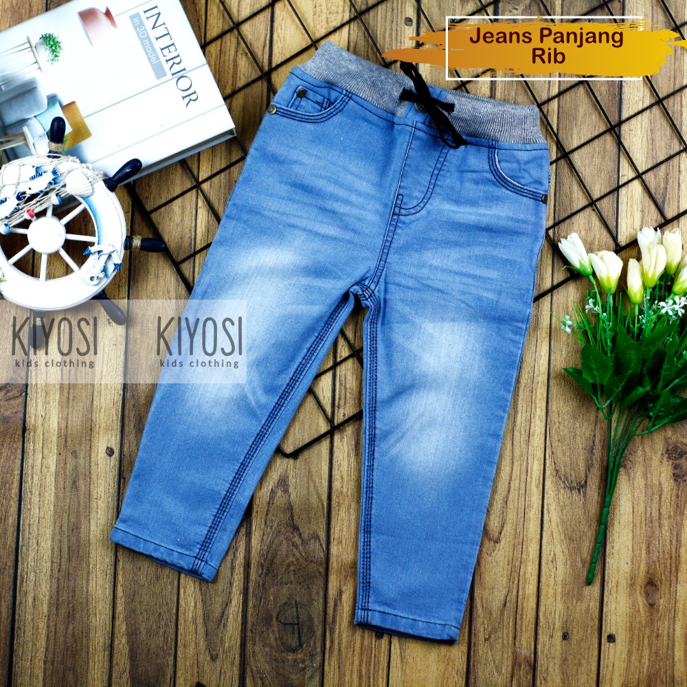 Celana JEANS RIB ANAK UNISEX KEREN COD