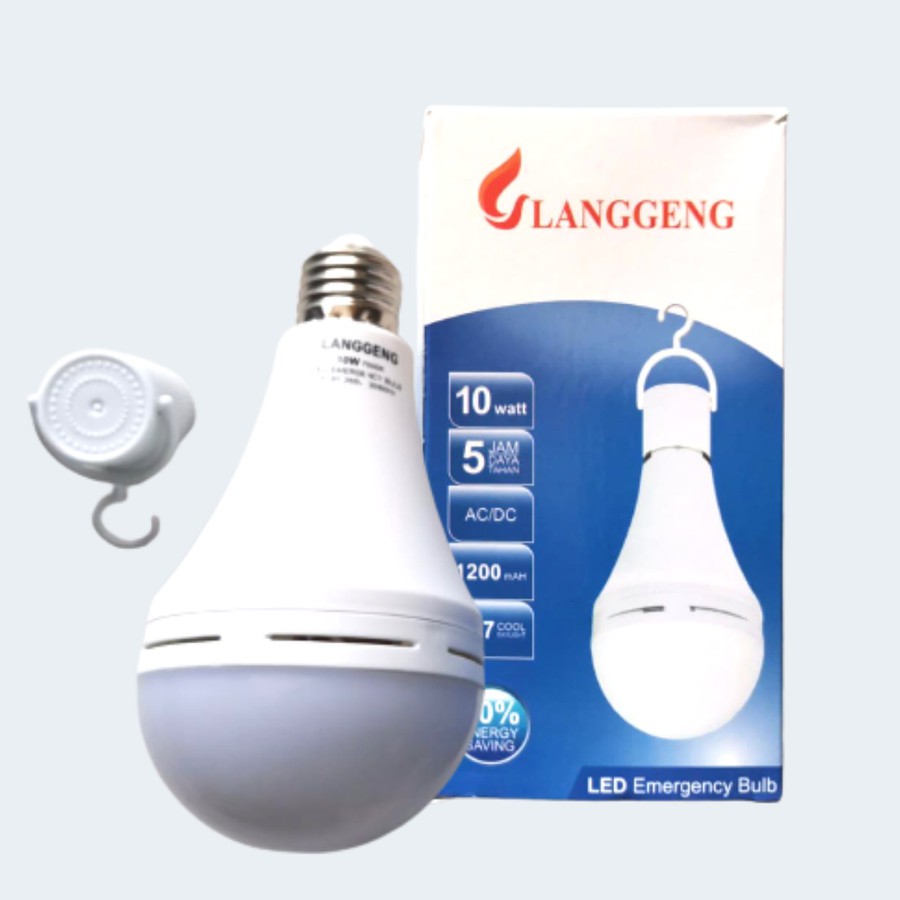 LAMPU EMERGENCY 10w LANGGENG LAMPU DARURAT LAMPU MAGIC NYALA OTOMATIS