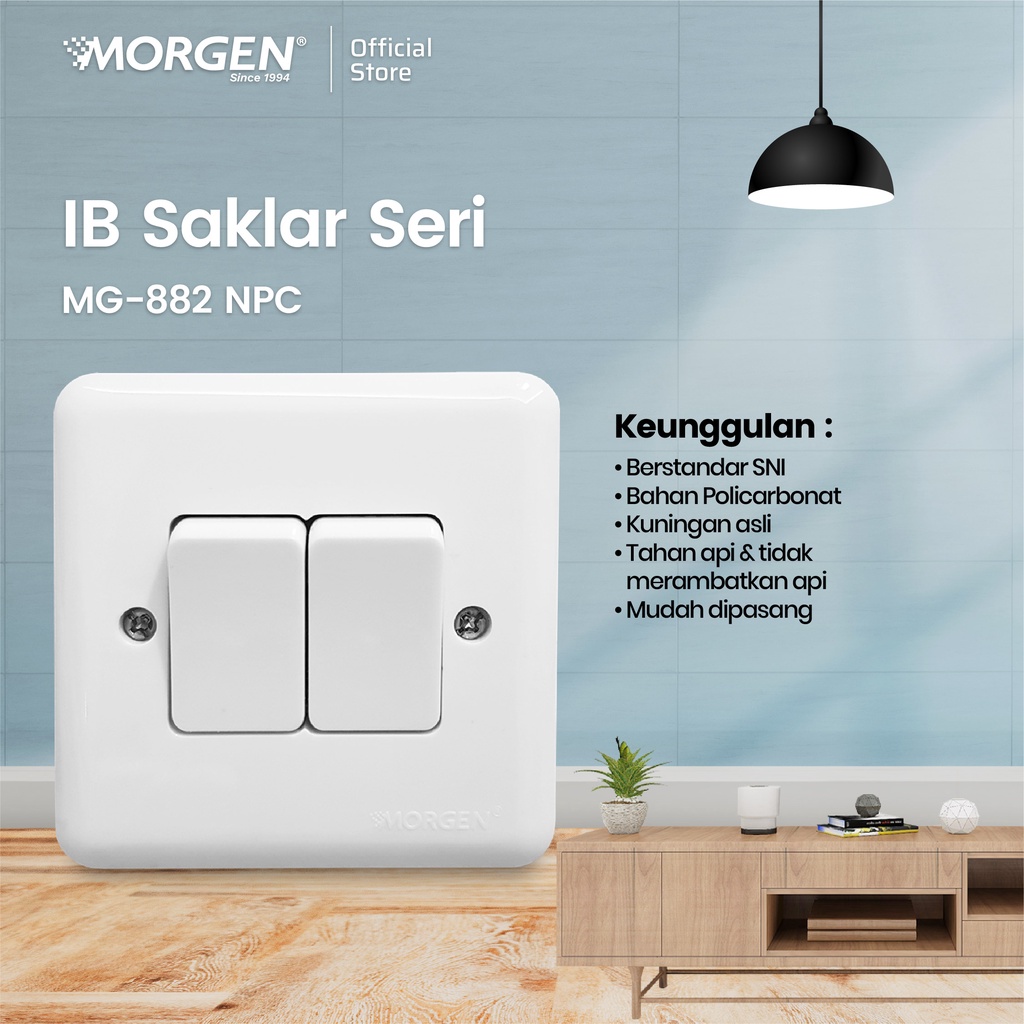 Morgen Saklar IB B Series SK Arde, Engkel, Seri, TV NPC