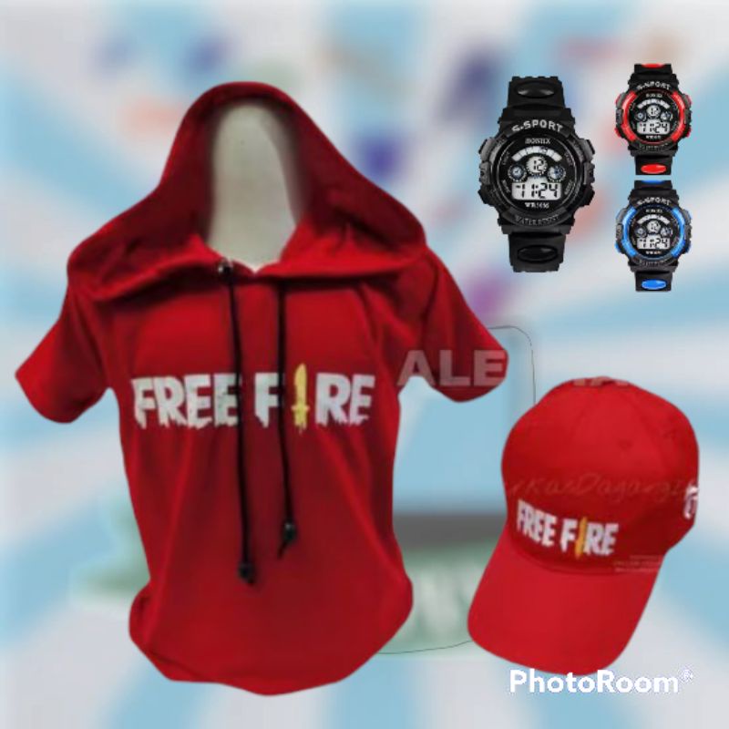 Kaos Hodie/Baju Hodie Anak Laki-laki Karakter FF Murah