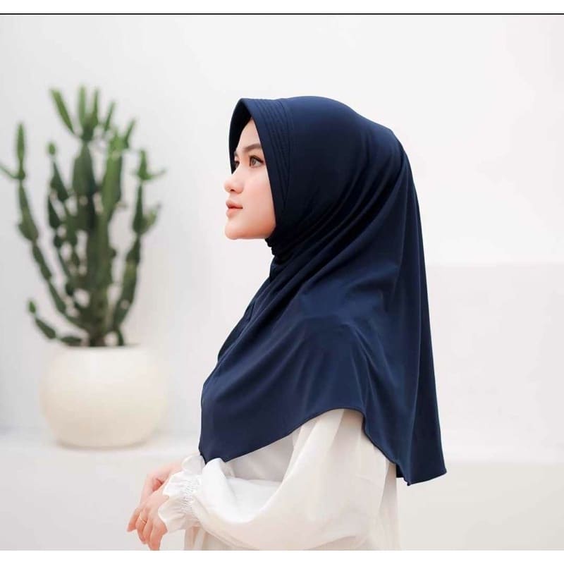 JILBAB BERGO HAMIDAH SPANDEX JERSEY PREMIUM | HIJAB SPORT I JILBAB SPORT I KERUDUNG BERGO I JILBAB INSTAN-1