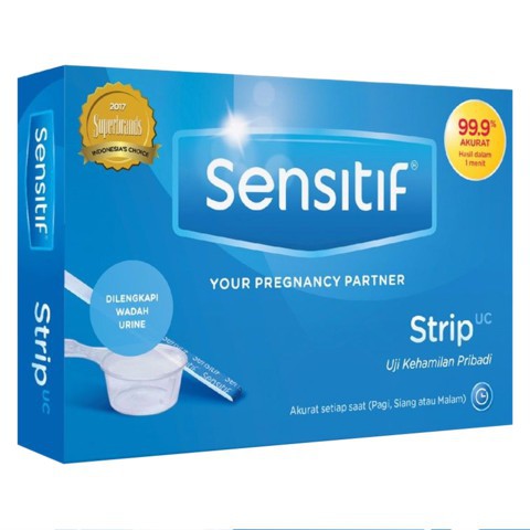 Sensitif Strip UC (Test kehamilan dilengkapi wadah urin)