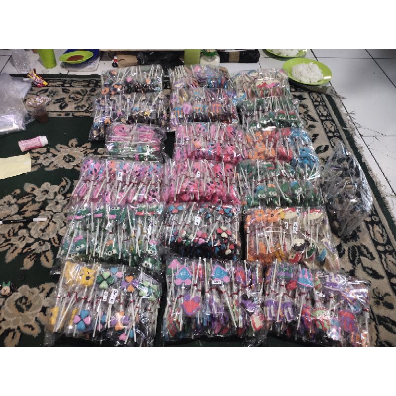 

500pc coklat karakter stik mix karakter