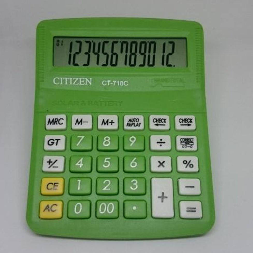 

Best✫ kalkulator Citizen CT 718 Warna Kalkulator Meja Dagang 73 ✥
