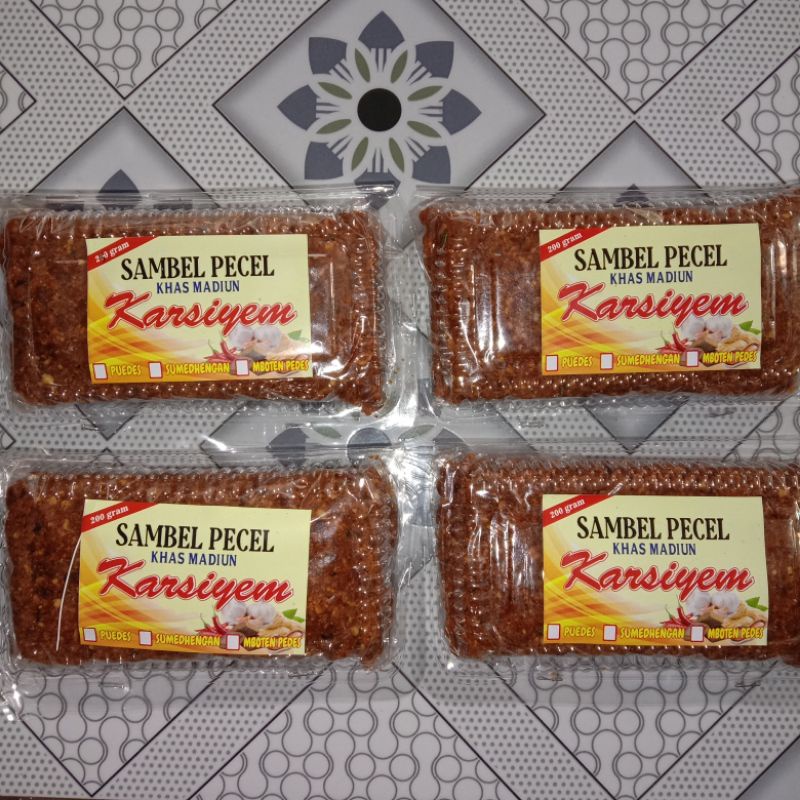 

Sambel Pecel Khas Madiun 250 gram