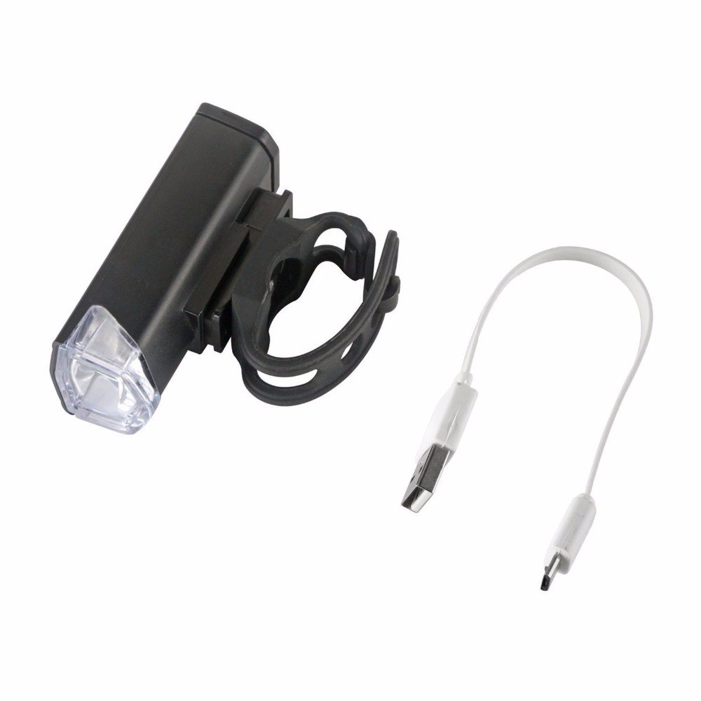 HBS Lampu Depan Sepeda LED - USB Bike Light Rechargeable